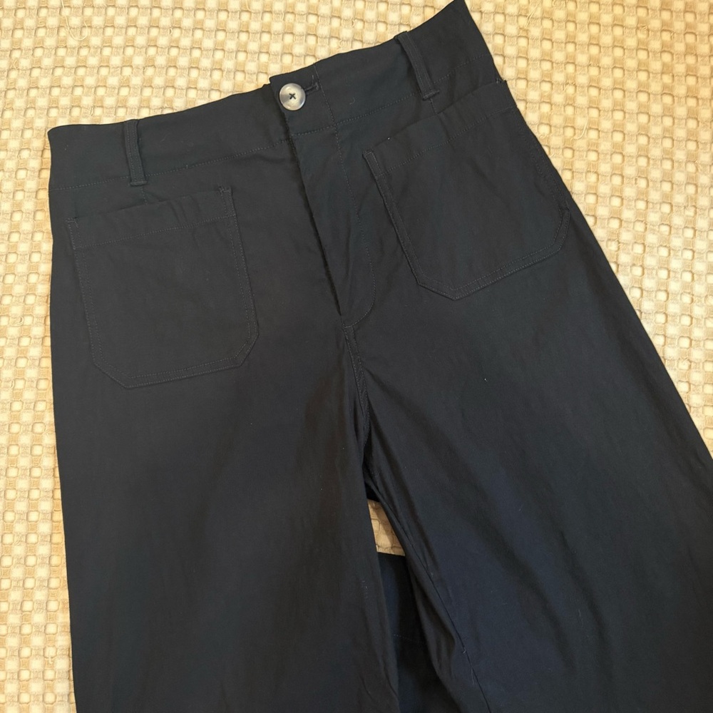 Anthropologie by Maeve | The Colette Black Crop Wide Leg Pants - Picture 6 of 10
